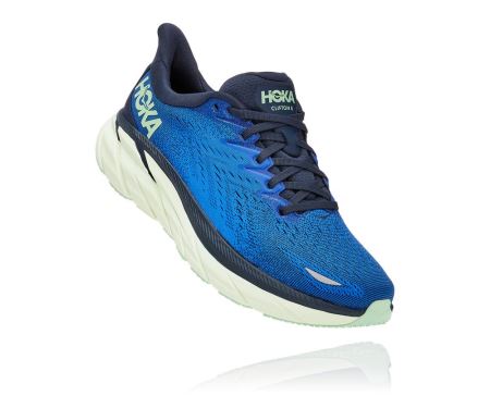 Hoka One One Clifton 8 - Sapatos Ortopédicos Homem Azuis | PT-gKsCkFb